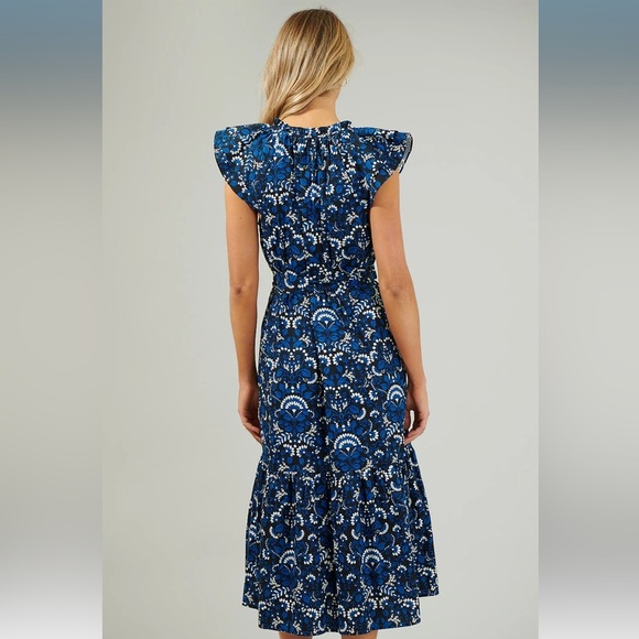 SugarLips Etta Floral Charlotte Button Down Midi Dress - Picture 2 of 7